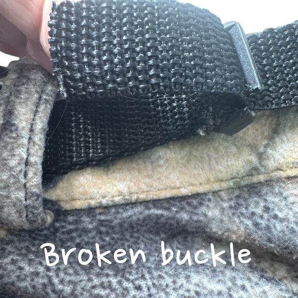 VTG Camo Cargo Pants M 35x31 READ Mesh Lined Zip Legs Fleecey Mossy Oak Hunting - Picture 5 of 12